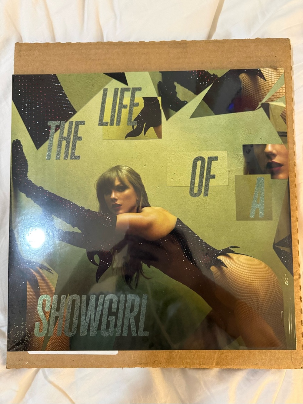 Limited Edition Taylor Swift Green Marble Vinyl - The Life of a Showgirl